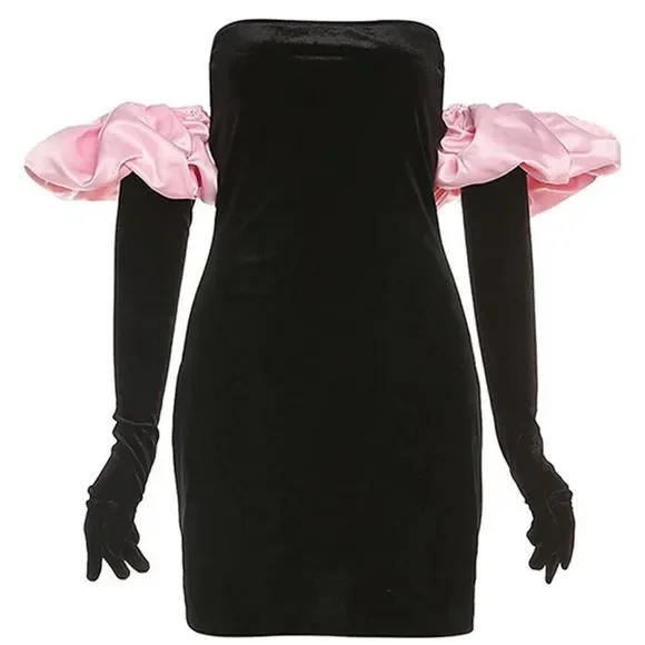 Sleeve Corset Mini Dress - Picture 3 of 6